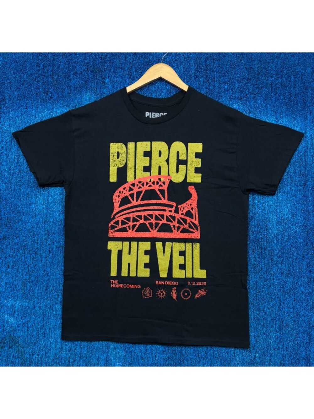 Pierce the Veil I Cant Hear Your Tour The Homecoming Tee L